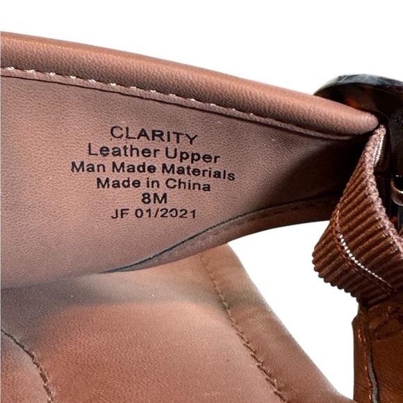 Aerosole Clarity Thong Sandals size 8 zM - Picture 8 of 9